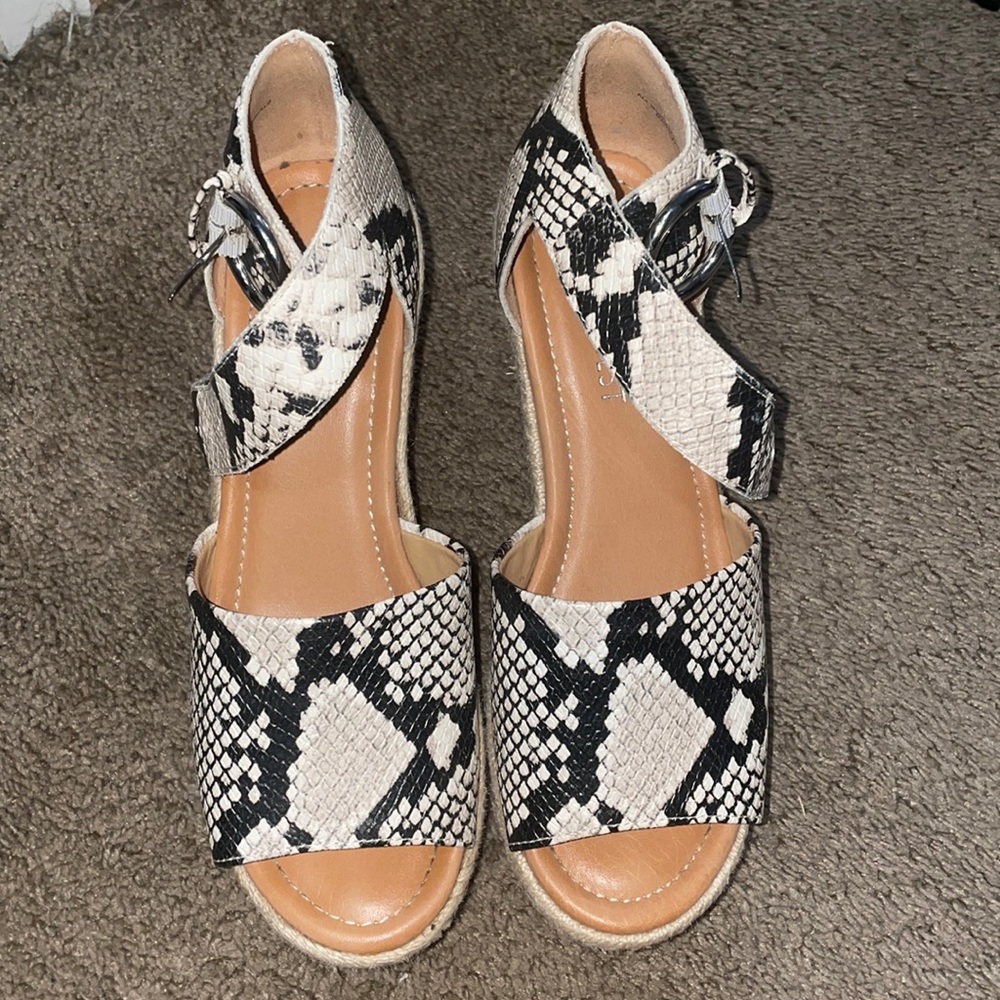 Nine West Snake Print Heels